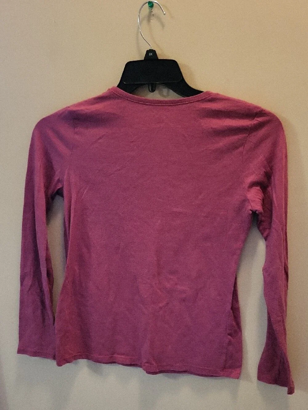 Place Purple Long-Sleeve Tee with Unicorn Graphic
